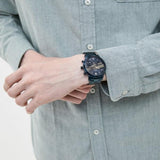 Fossil Neutra Chronograph Blue Dial Blue Steel Strap Watch for Men - FS5826 Buy Now By Fossil