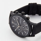 Emporio Armani Renato Chronograph Black Dial Black Nylon Strap Watch For Men - AR11457 Buy Now By Emporio Armani