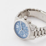 Michael Kors Lexington Chronograph Blue Dial Silver Steel Strap Watch For Women - MK7215 Buy Now By Michael Kors