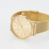 Armani Exchange Lola Analog Gold Dial Gold Mesh Strap Watch For Women - AX5536 Buy Now By Armani Exchange