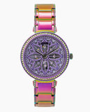 Guess Lily Analog Purple Dial Purple Steel Strap Watch For Women - GW0528L4 Buy Now By Guess