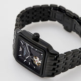 Emporio Armani Meccanico Black Dial Black Steel Strap Watch For Men - AR60058 Buy Now By Emporio Armani