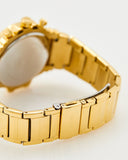 Guess Fusion Chronograph Gold Dial Gold Steel Strap Watch for Women - GW0552L2 Buy Now By Guess