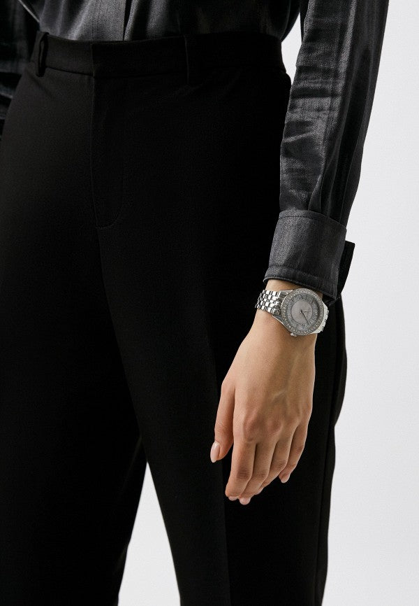 Michael Kors Harlowe Three-Hand Quartz Silver Dial Silver Steel Strap Watch For Women - MK4708 Buy Now By Michael Kors