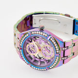 Guess Allara Quartz Purple Dial Purple Steel Strap Watch For Women - GW0604L4 Buy Now By Guess
