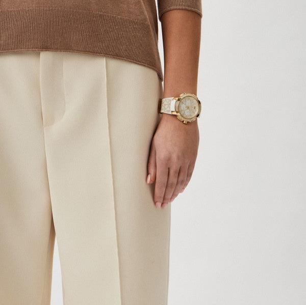 Michael Kors Sydney Quartz White Dial White Leather Strap Watch For Women - MK7221 Buy Now By Michael Kors