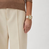 Michael Kors Sydney Quartz White Dial White Leather Strap Watch For Women - MK7221 Buy Now By Michael Kors