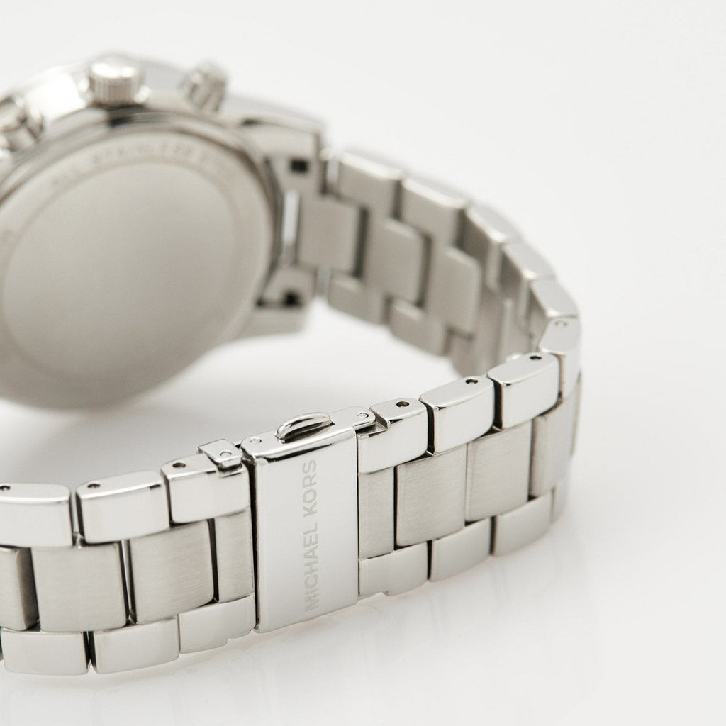 Michael Kors Ritz Chronograph Crystals Silver Dial Silver Steel Strap Watch For Women - MK7301 Buy Now By Michael Kors