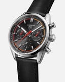 Tag Heuer Carrera Chronograph Black Dial Black Leather Strap Watch for Men - CBN201C.FC6542 Buy Now By Tag Heuer