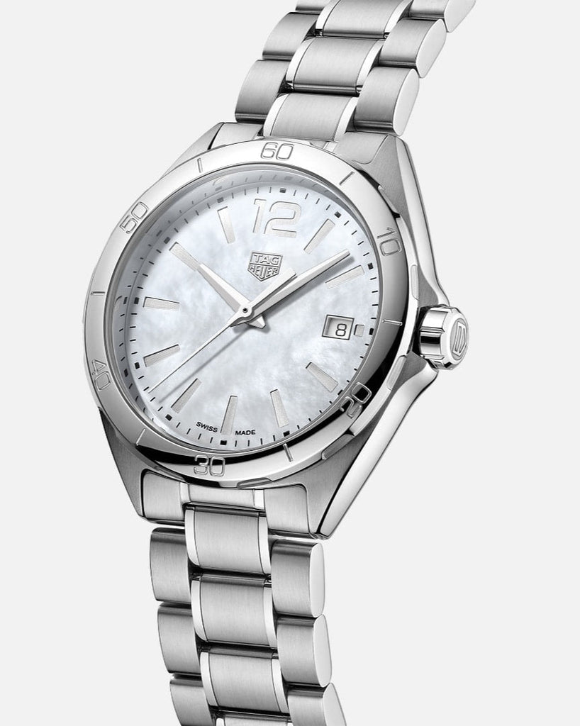 Tag Heuer Formula 1 Mother of Pearl White Dial Silver Steel Strap Watch for Women - WBJ1318.BA0666 Buy Now By Tag Heuer