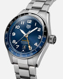 Tag Heuer Autavia Cosc GMT Automatic Blue Dial Silver Steel Strap Watch for Men - WBE511A.BA0650 Buy Now By Tag Heuer