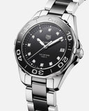 Tag Heuer Aquaracer Quartz Black Dial Two Tone Steel Strap Watch for Women - WAY131C.BA0913 Buy Now By Tag Heuer