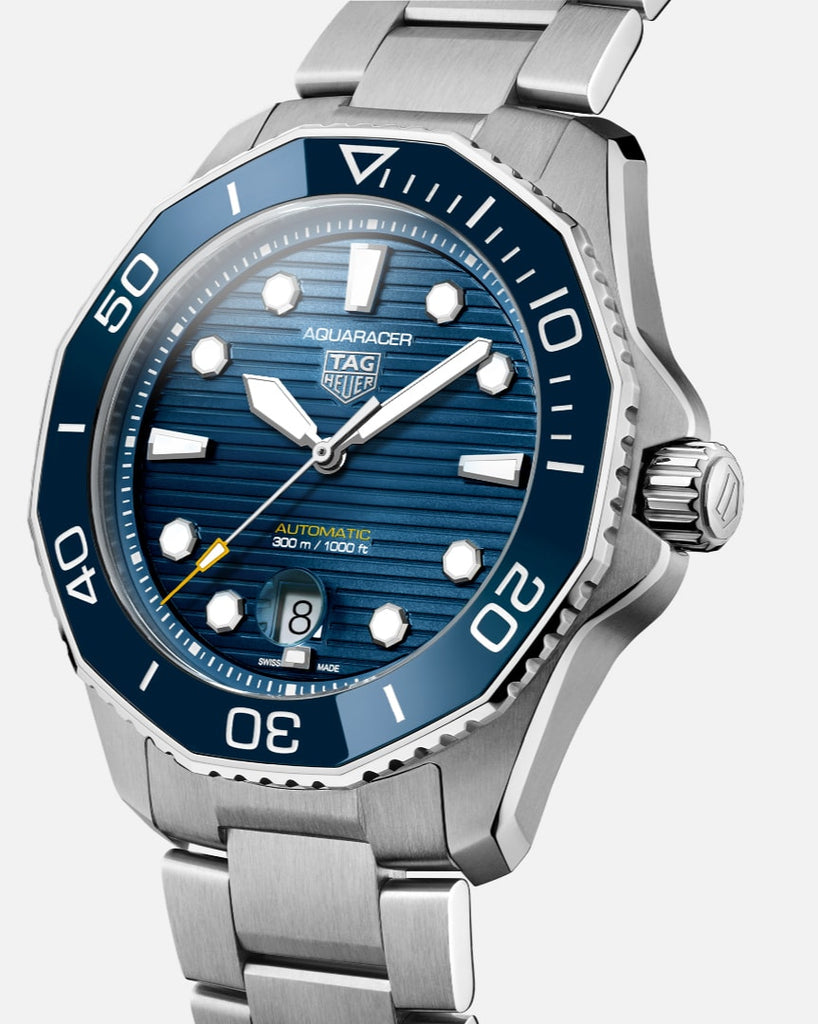Tag Heuer Aquaracer Professional 300 Automatic Blue Dial Silver Steel Strap Watch for Men - WBP201B.BA0632 Buy Now By Tag Heuer