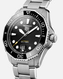 Tag Heuer Aquaracer Professional 300 Automatic Black Dial Silver Steel Strap Watch for Men - WBP201A.BA0632 Buy Now By Tag Heuer