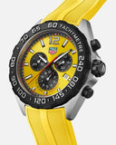 Tag Heuer Formula 1 Chronograph Yellow Dial Yellow Rubber Strap Watch for Men - CAZ101AM.FT8054 Buy Now By Tag Heuer