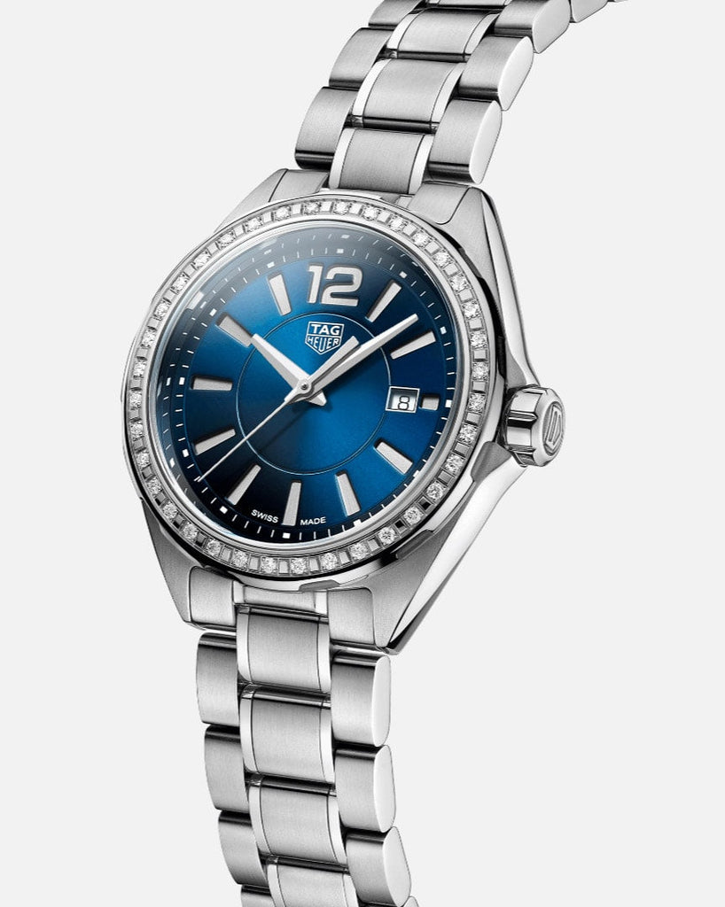 Tag Heuer Formula 1 Diamonds Blue Dial Silver Steel Strap Watch for Women - WBJ1416.BA0664 Buy Now By Tag Heuer