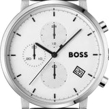 Hugo Boss Skymaster White Dial Silver Mesh Bracelet Watch for Men - 1513933 Buy Now By Hugo Boss