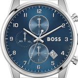 Hugo Boss Skymaster Blue Dial Brown Leather Strap Watch for Men - 1513940 Buy Now By Hugo Boss