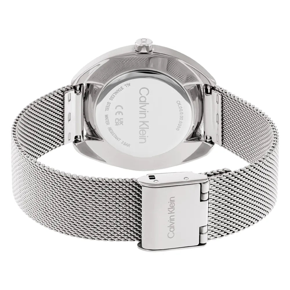 Calvin Klein Incentive Silver Dial Silver Mesh Bracelet Watch for Women - K3P23126 Buy Now By Calvin Klein
