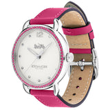 Coach Delancey White Dial Red Leather Strap Watch for Women - 14502879 Buy Now By Coach
