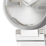 Gucci G Interlocking Silver Dial Silver Steel Strap Watch For Women - YA133503 Buy Now By Gucci