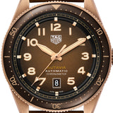 Tag Heuer Autavia Brown Dial Brown Leather Strap Watch for Men - WBE5191.FC8276 Buy Now By Tag Heuer