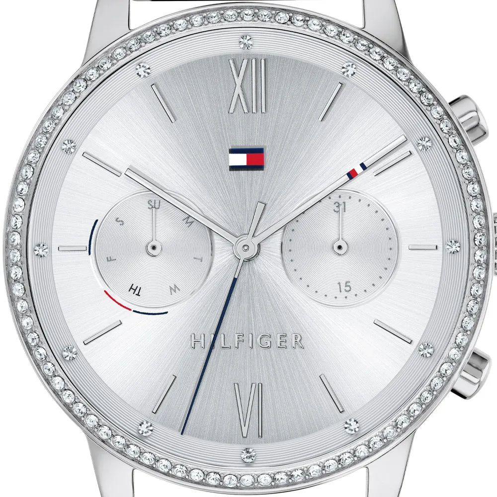 Tommy Hilfiger Blake Diamonds Silver Dial Silver Mesh Bracelet Watch for Women - 1782301 Buy Now By Tommy Hilfiger