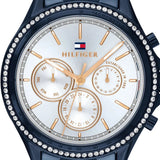 Tommy Hilfiger Ari Diamonds White Dial Blue Steel Strap Watch for Women - 1782003 Buy Now By Tommy Hilfiger