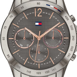 Tommy Hilfiger Haven Chronograph Quartz Grey Dial Grey Steel Strap Watch For Women - 1782196 Buy Now By Tommy Hilfiger