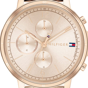 Tommy Hilfiger Madison Chronograph Quartz Rose Gold Dial Rose Gold Steel Strap Watch For Women - 1782190 Buy Now By Tommy Hilfiger