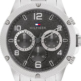 Tommy Hilfiger Blaze Chronograph Black Dial Silver Steel Strap Watch For Men - 1792029 Buy Now By Tommy Hilfiger