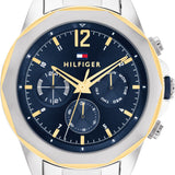 Tommy Hilfiger Lars Chronograph Blue Dial Silver Steel Strap Watch For Men - 1792059 Buy Now By Tommy Hilfiger