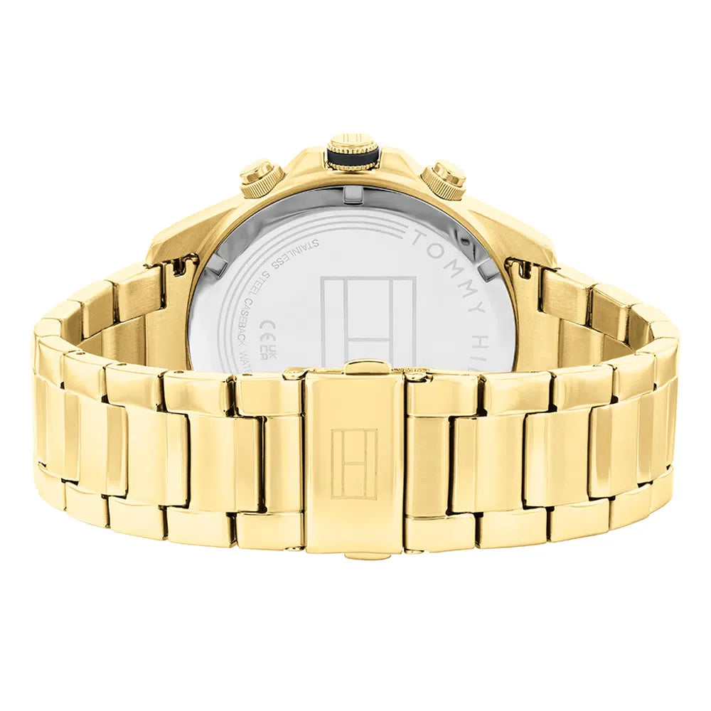 Tommy Hilfiger Lars Chronograph Gold Dial Gold Steel Strap Watch For Men - 1792060 Buy Now By Tommy Hilfiger