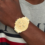 Tommy Hilfiger Lars Chronograph Gold Dial Gold Steel Strap Watch For Men - 1792060 Buy Now By Tommy Hilfiger