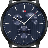 Tommy Hilfiger Brad Quartz Blue Dial Black Mesh Bracelet Watch For Men - 1710392 Buy Now By Tommy Hilfiger
