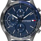 Tommy Hilfiger Bank Blue Dial Blue Rubber Strap Watch for Men - 1791721 Buy Now By Tommy Hilfiger