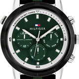 Tommy Hilfiger Troy Chronograph Green Dial Two Tone Nylon Strap Watch For Men - 1792107 Buy Now By Tommy Hilfiger