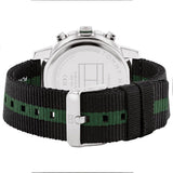 Tommy Hilfiger Troy Chronograph Green Dial Two Tone Nylon Strap Watch For Men - 1792107 Buy Now By Tommy Hilfiger