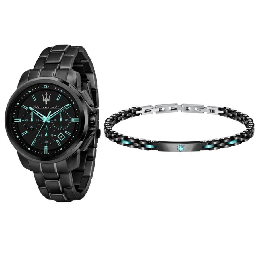 Maserati Aqua Edition Quartz Precision Chronograph Black Dial Watch For Men - R8873644003 Buy Now By Maserati