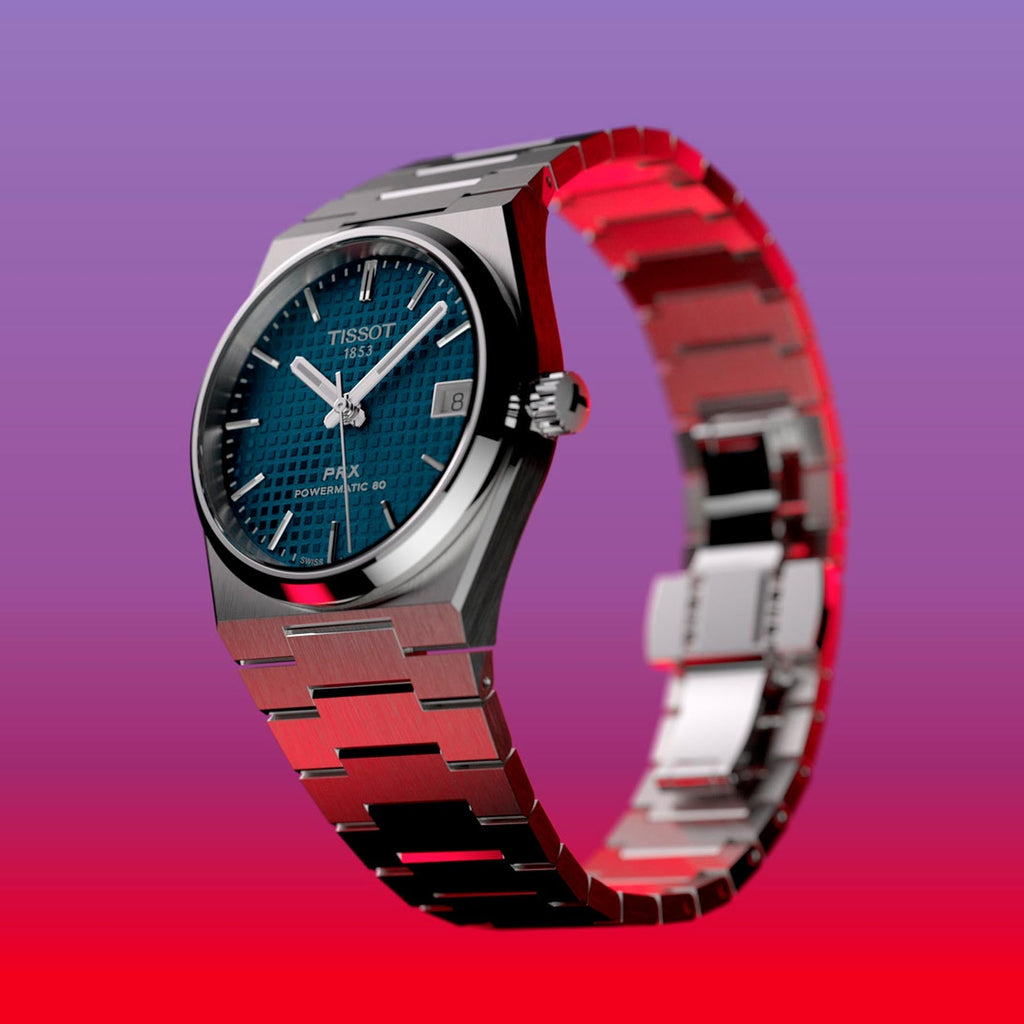 Tissot PRX Powermatic 80 Blue Dial Silver Steel Strap Watch for Men - T137.207.11.041.00 Buy Now By Tissot