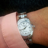 Tissot T Classic PR100 Watch Ladies White Dial Stainless Steel For Women - T049.210.11.017.00 Buy Now By Tissot