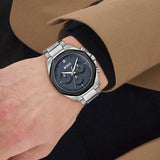 Hugo Boss Cloud Chronograph Blue Dial Silver Steel Strap Watch For Men - 1514015 Buy Now By Hugo Boss