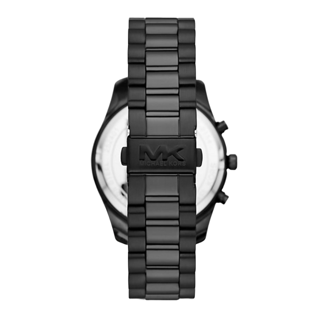 Michael Kors Lexington Chronograph Black Dial Black Steel Strap Watch for Men - MK9154 Buy Now By Michael Kors
