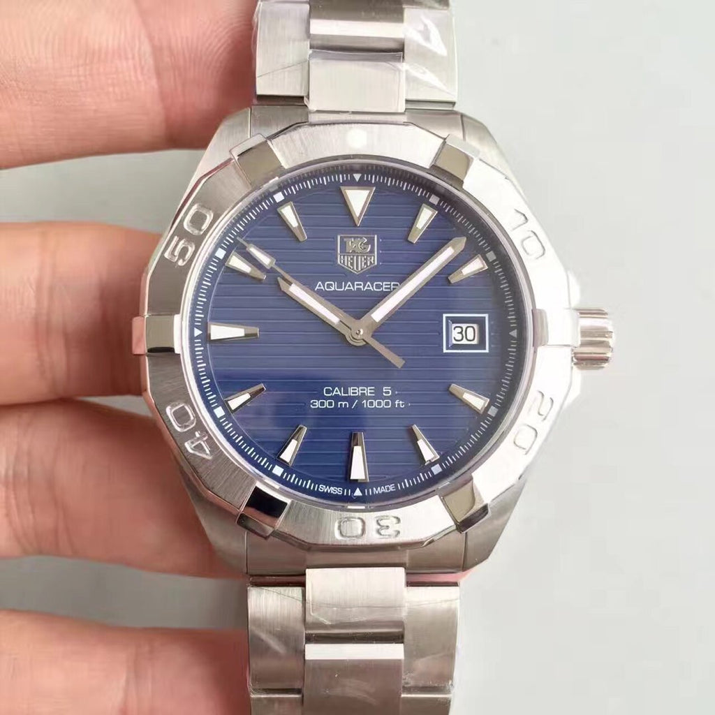 Tag Heuer Aquaracer Automatic Blue Dial Silver Steel Strap Watch for Men - WAY2112.BA0928 Buy Now By Tag Heuer