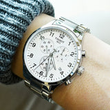 Tissot Chrono XL Classic Silver Dial Silver Steel Strap Watch For Men - T116.617.11.037.00 Buy Now By Tissot