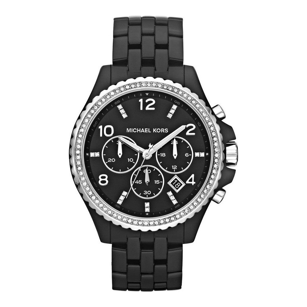 Michael Kors Runway Black Dial Black Steel Strap Watch for Women - MK5190 Buy Now By Michael Kors