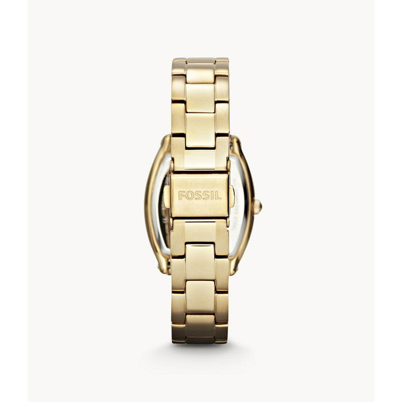 Fossil Wallace Gold Tone Dial Gold Steel Strap Watch for Women - ES3176 Buy Now By Fossil