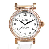 Coach Madison White Dial White Leather Strap Watch for Women - 14502401 Buy Now By Coach