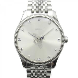 Gucci G Timeless Quartz Silver Dial Silver Steel Strap Watch For Women - YA1264153 Buy Now By Gucci