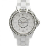 Chanel J12 Quartz Diamonds White Dial White Steel Strap Watch for Women - J12 H3110 Buy Now By Chanel